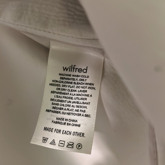 Wilfred Ganna Jacket Vegan Leather Vin Gris Medium EUC - Picture 7 of 7